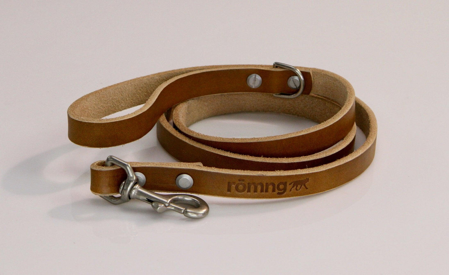 handmade leather dog leash Dog Leashes rōmng