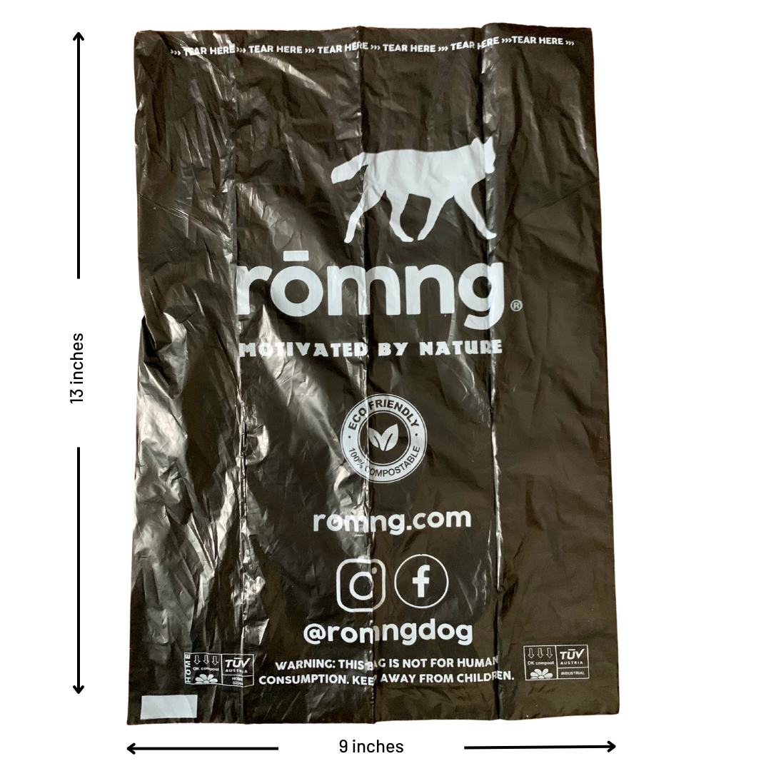 compostable plant-based dog poop bags Compostable Dog Poop Bags rōmng