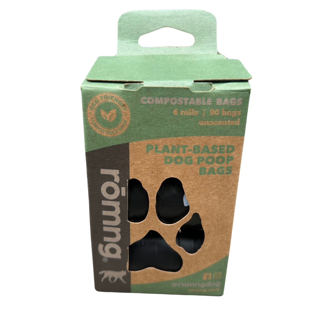 compostable plant-based dog poop bags Compostable Dog Poop Bags rōmng