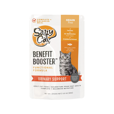 Salty Cat Benefit Booster - Urinary Support 3 oz Cat Treats and Catnip salty cat