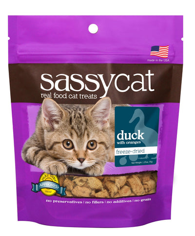 Sassy Cat - Duck and Oranges Cat Treats and Catnip Herbsmith