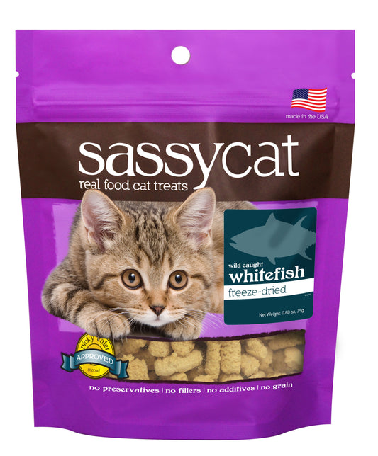wild-caught whitefish freeze-dried cat treats