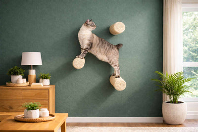 Floating Cat Step for Wall Cat Scratcher Catastrophic Creations