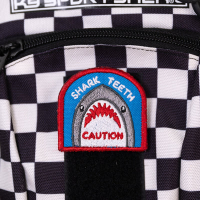 Shark Teeth Arch Patch Hook & Loop K9 Sport Sack