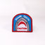 Shark Teeth Arch Patch Iron On K9 Sport Sack
