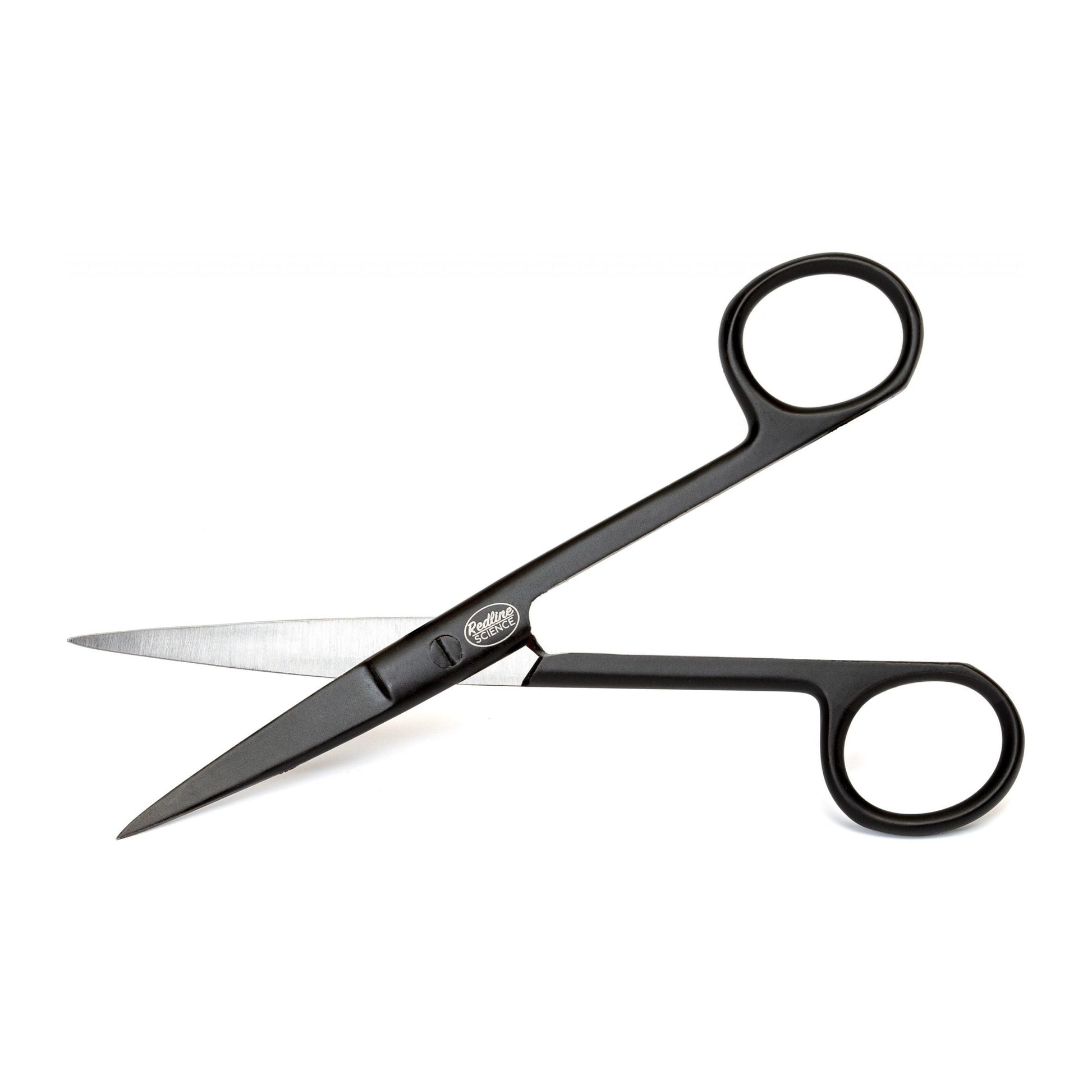 Curved Fine Point Scissors for egg cutting Black Tools ReptiChip LLC