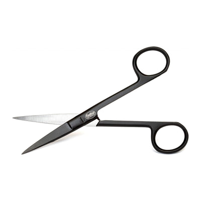 Curved Fine Point Scissors for egg cutting Black Tools ReptiChip LLC