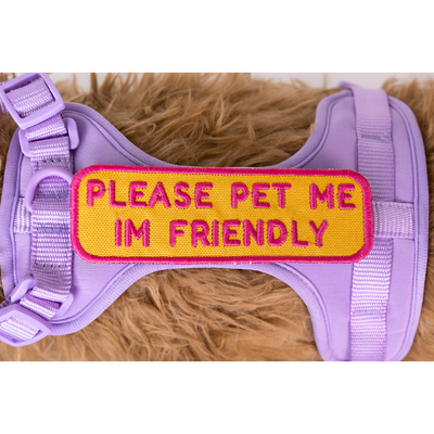 Please Pet Me Patch K9 Sport Sack