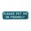 Please Pet Me Patch Turquoise & Mint K9 Sport Sack