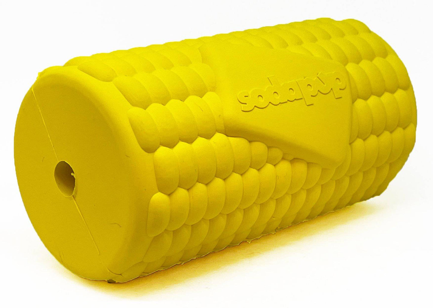 Corn on the Cob eDispenser Durable Rubber Treat Dispenser Rubber Dog Toys SodaPup/True Dogs, LLC