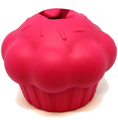 Cupcake eDispenser Durable Rubber Chew Toy & Treat Dispenser Rubber Dog Toys SodaPup/True Dogs, LLC