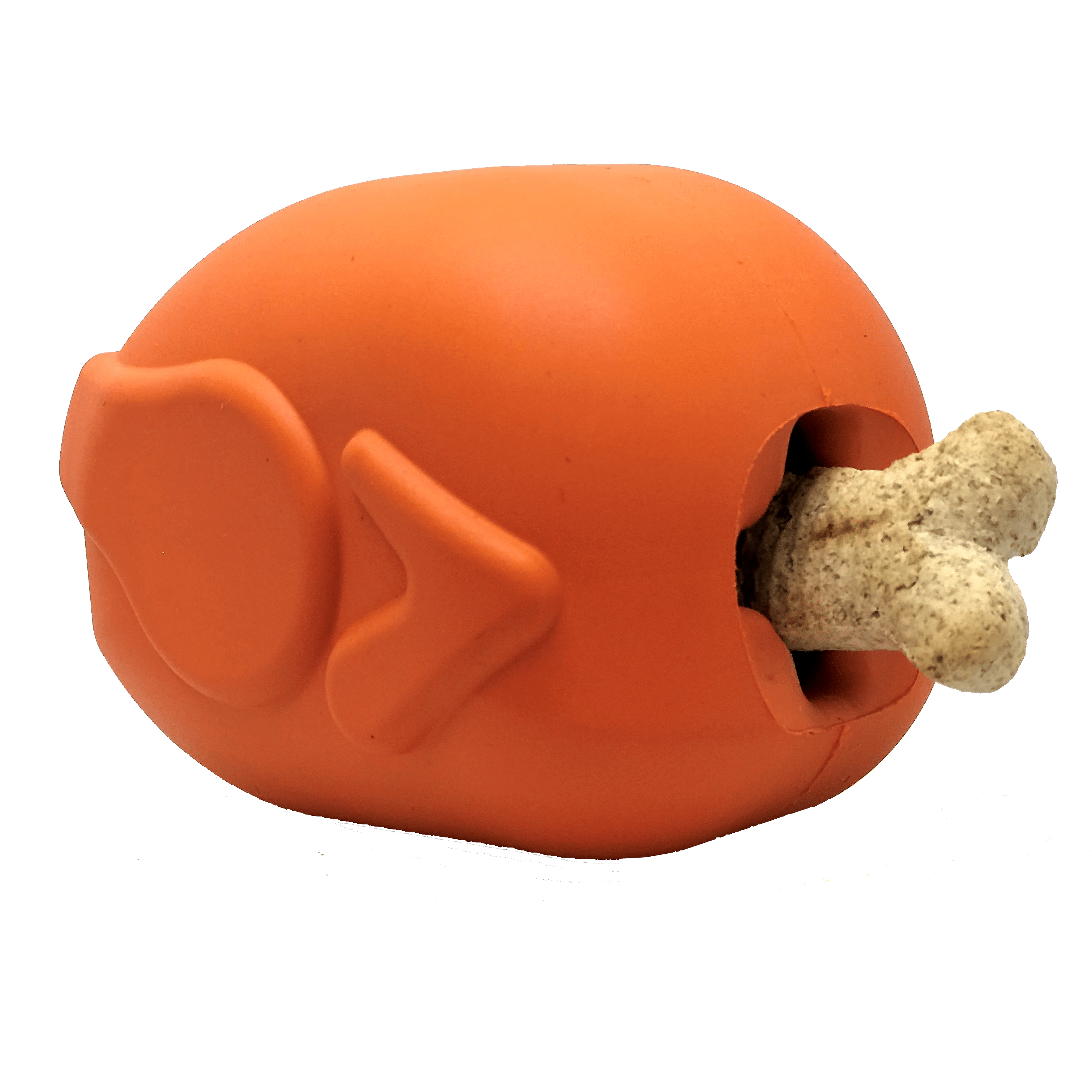 Roasted Turkey eDispenser Durable Rubber Chew Toy & Treat Dispenser - Large - 25% off! Rubber Dog Toys SodaPup/True Dogs, LLC