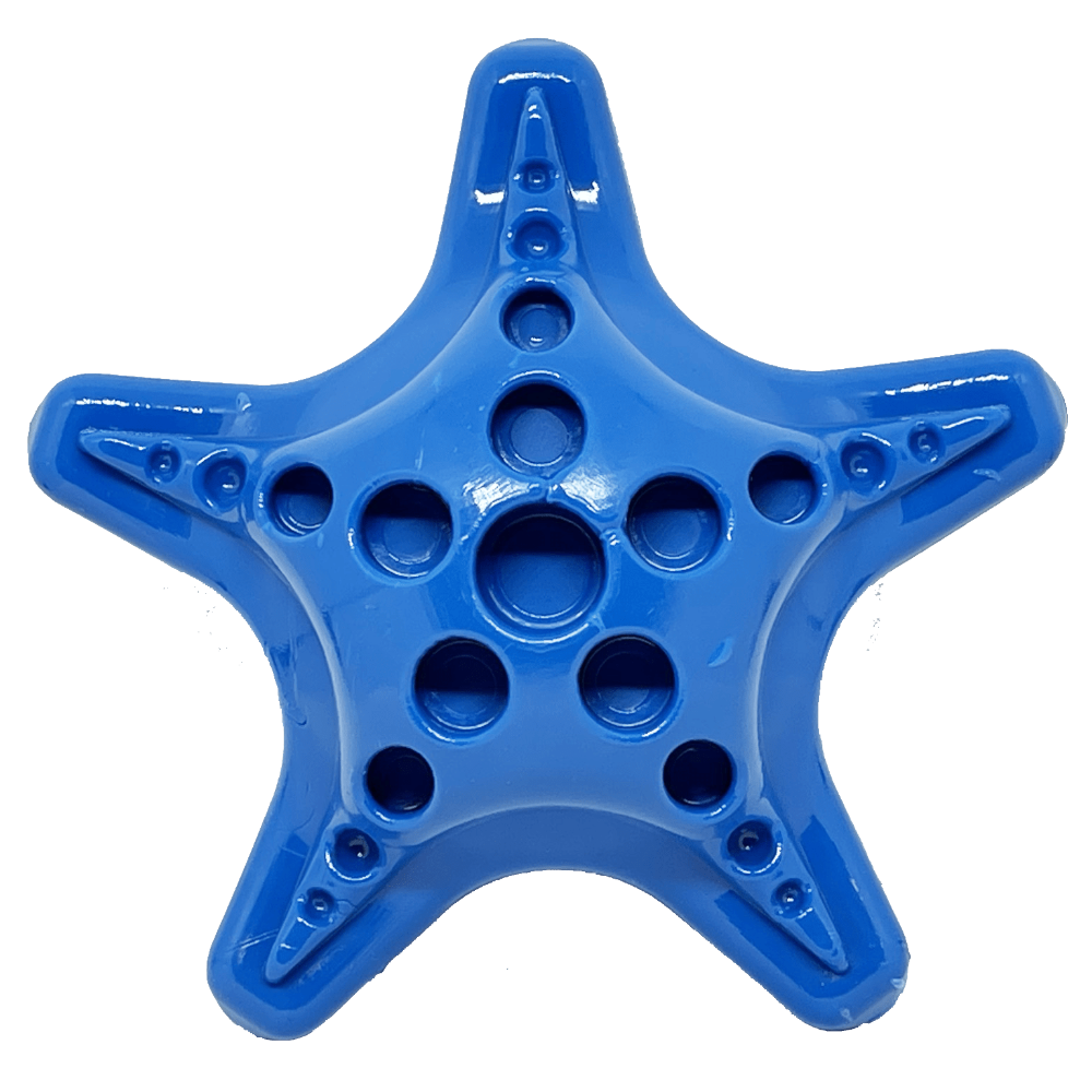 Starfish Nylon Dog Chew Toy for Aggressive Chewers | USA Made | SodaPup Starfish Nylon Toy - Blue Nylon Dog Toys SodaPup/True Dogs, LLC