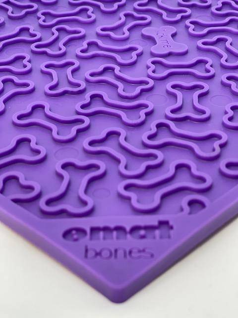 Bones eMat - Enrichment Lick Mat for Dogs and Cats | eMat Enrichment Toy for Anxiety Relief | SodaPup EMAT SodaPup/True Dogs, LLC