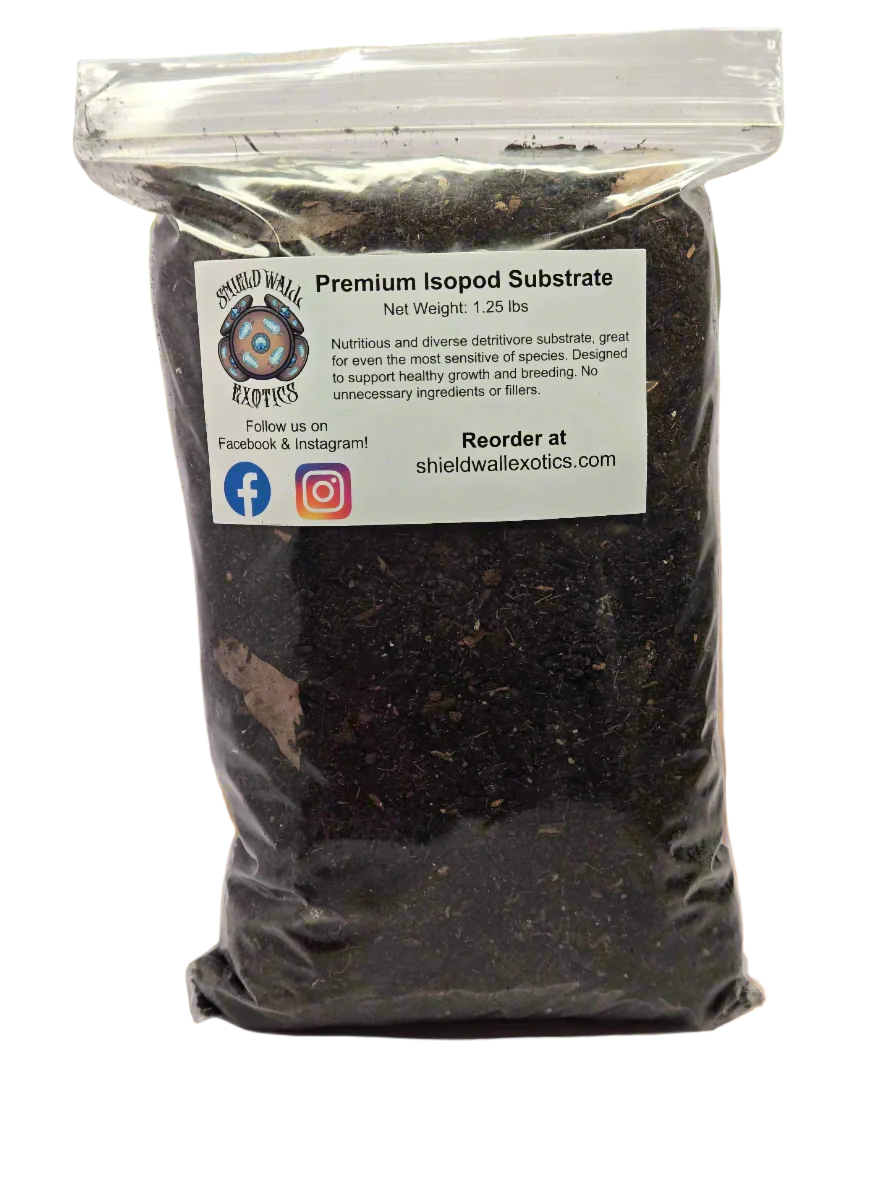 Premium Isopod Substrate - Promotes Healthy Growth and Breeding! Soil Shield Wall Exotics
