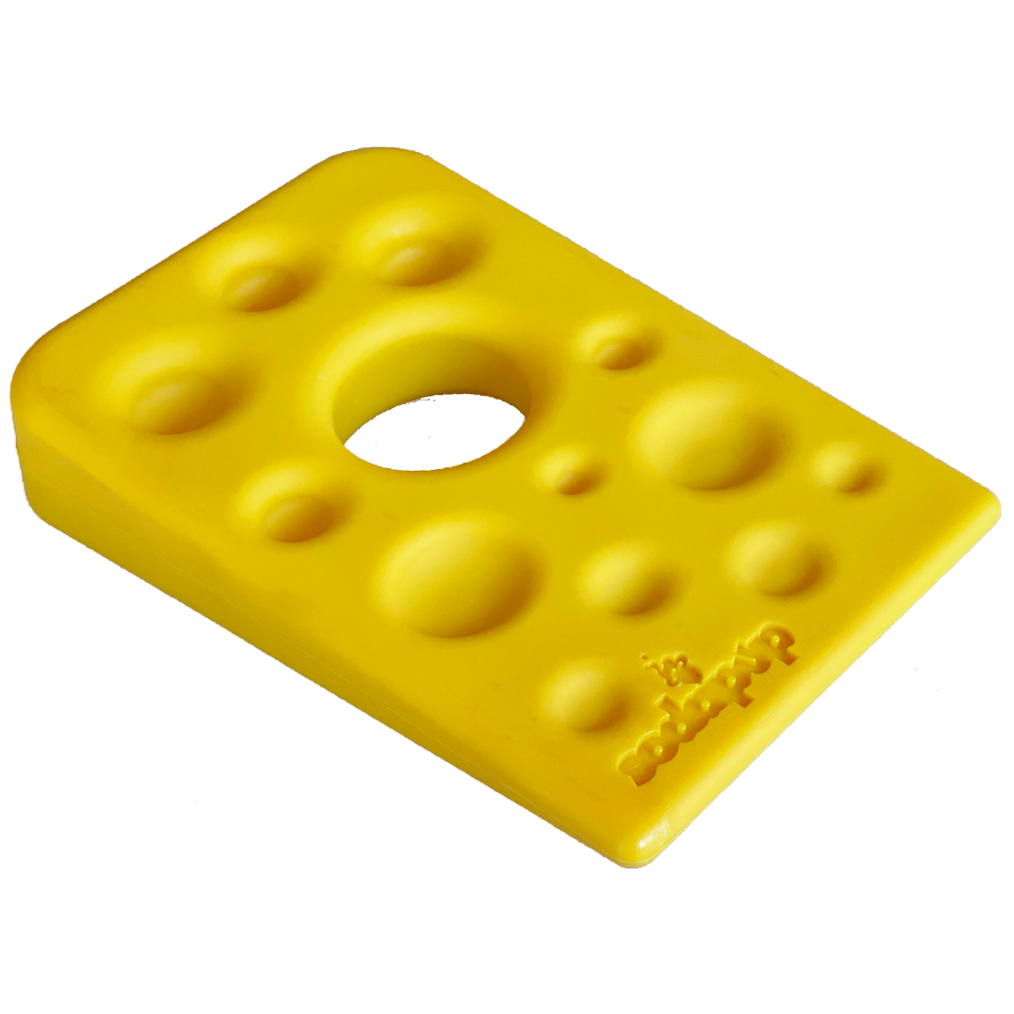 Swiss Cheese Wedge Nylon Dog Chew Toy for Aggressive Chewers | SodaPup Nylon Dog Toys SodaPup/True Dogs, LLC