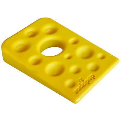 Swiss Cheese Wedge Nylon Dog Chew Toy for Aggressive Chewers | SodaPup Nylon Dog Toys SodaPup/True Dogs, LLC