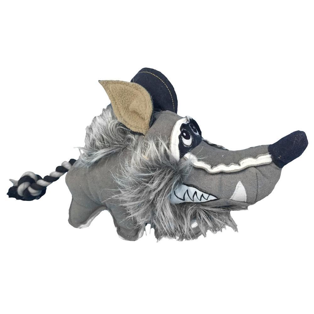 15" Wild Wolf Animal Dog Toy Dog Toys Dogline