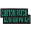 Personalized Removable Patches (Set of 2) Teal Glitter Dog Harnesses Dogline