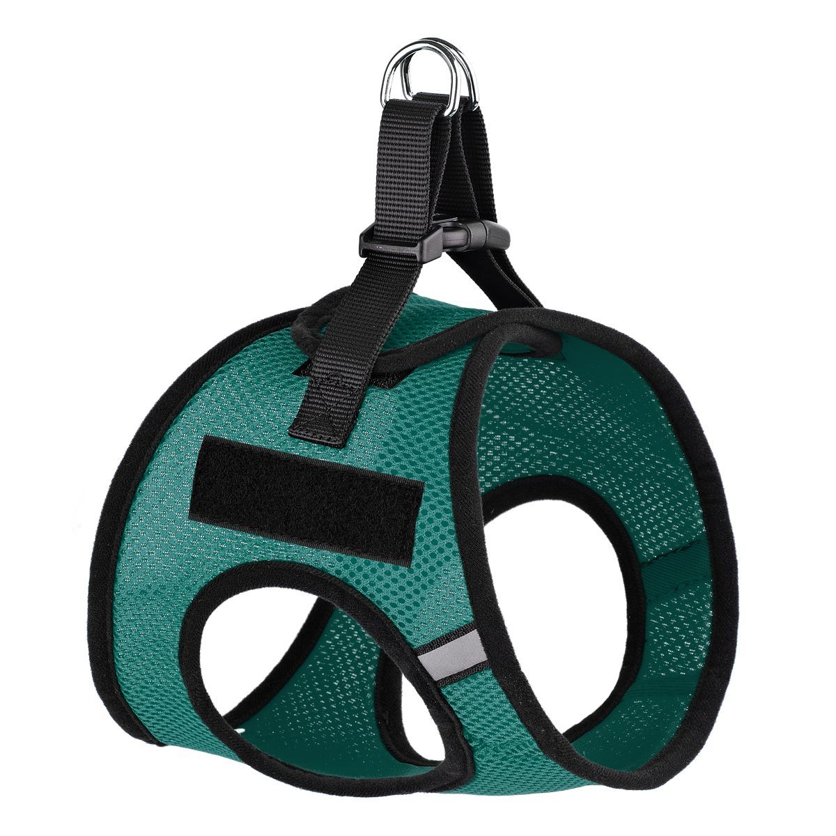 York Mesh Harness + Built-in Hook & Loop Fasteners Teal Dog Harnesses Dogline