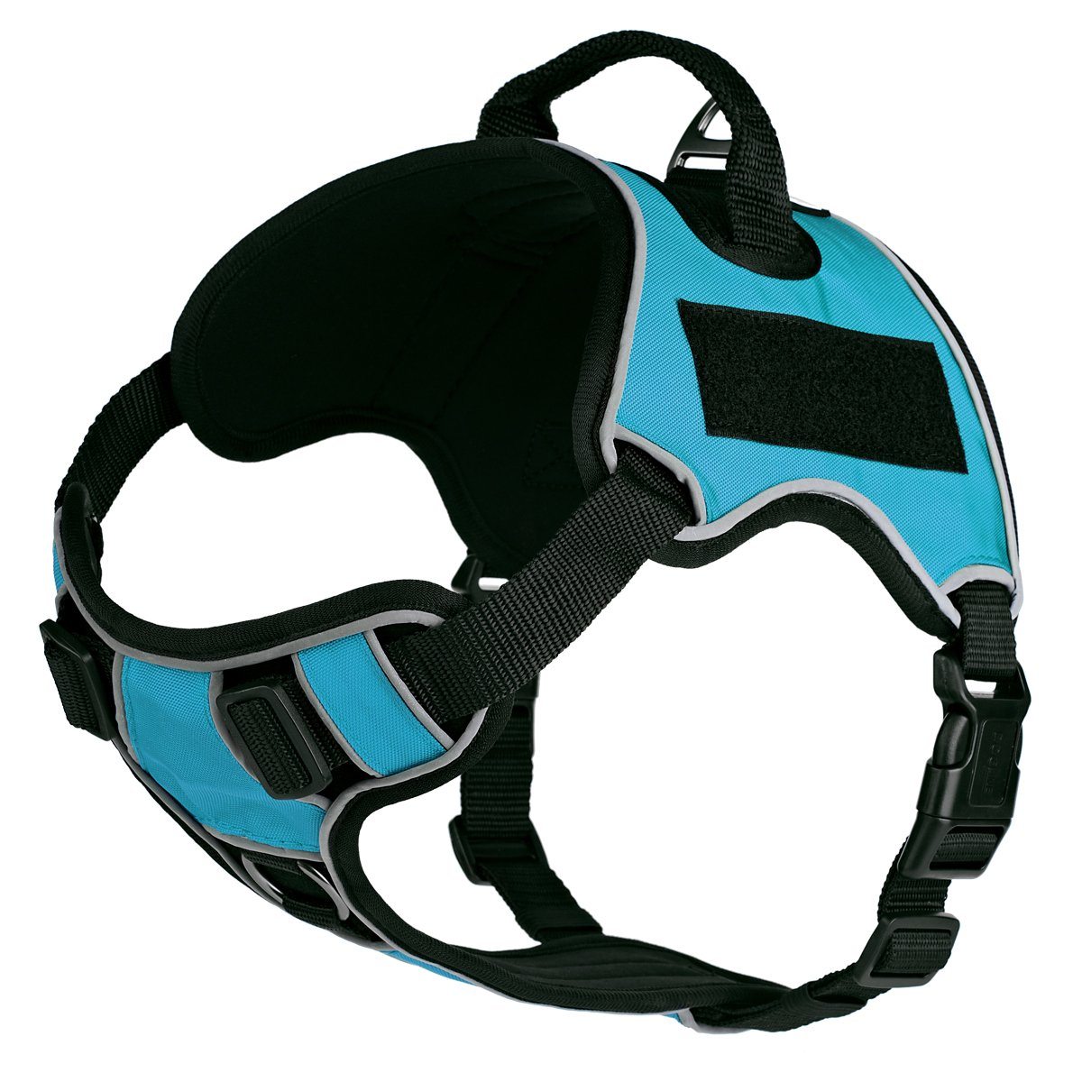 Dogline Quest Multi-Purpose No Pull Dog Harness Teal Dog Harnesses Dogline