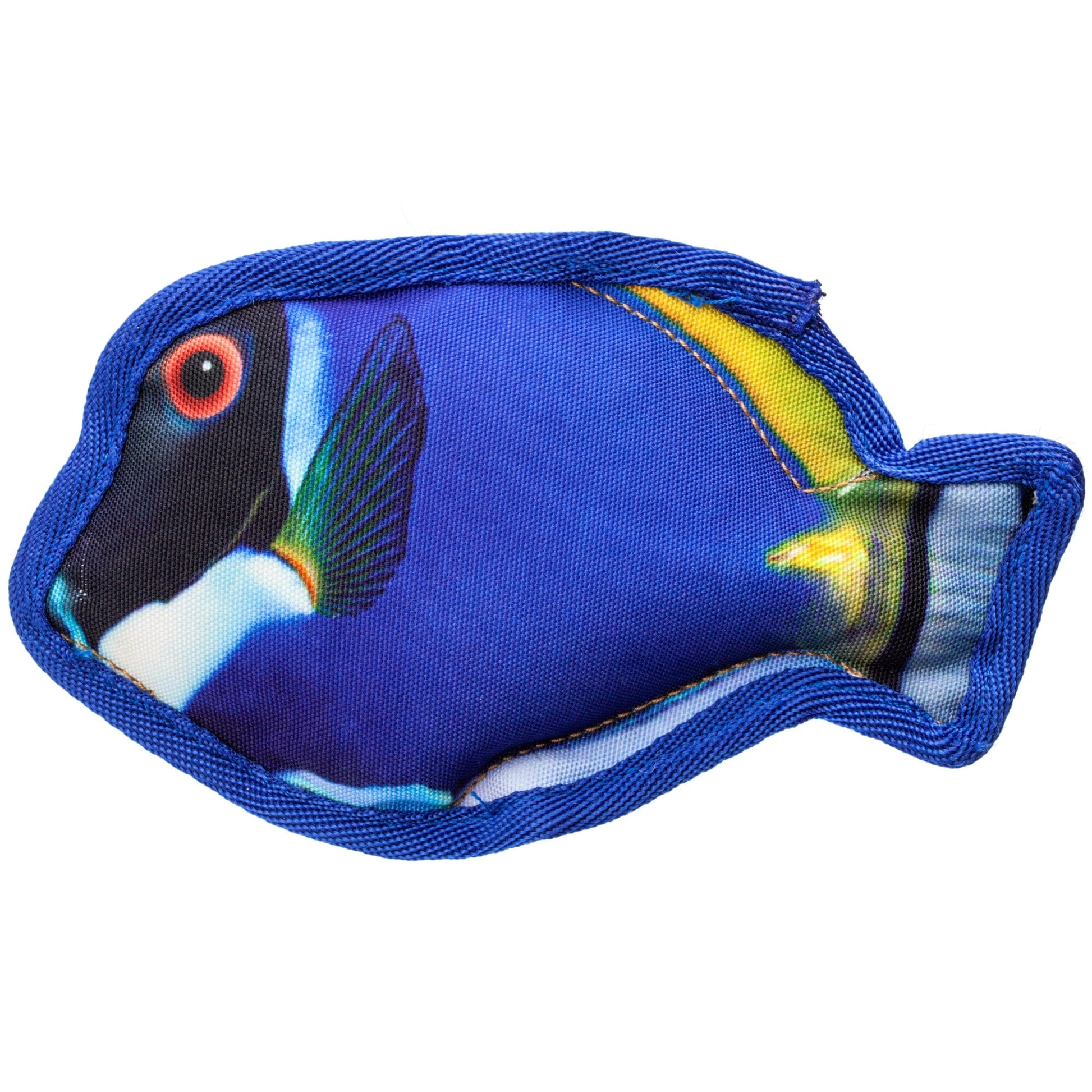 Mini Tropical Fish Toys 7" Tropical Blue Tang Small Dog Toys Dogline