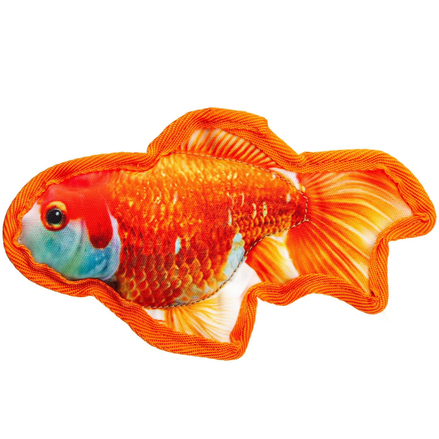 Mini Tropical Fish Toys 8" Tropical Goldfish Small Dog Toys Dogline