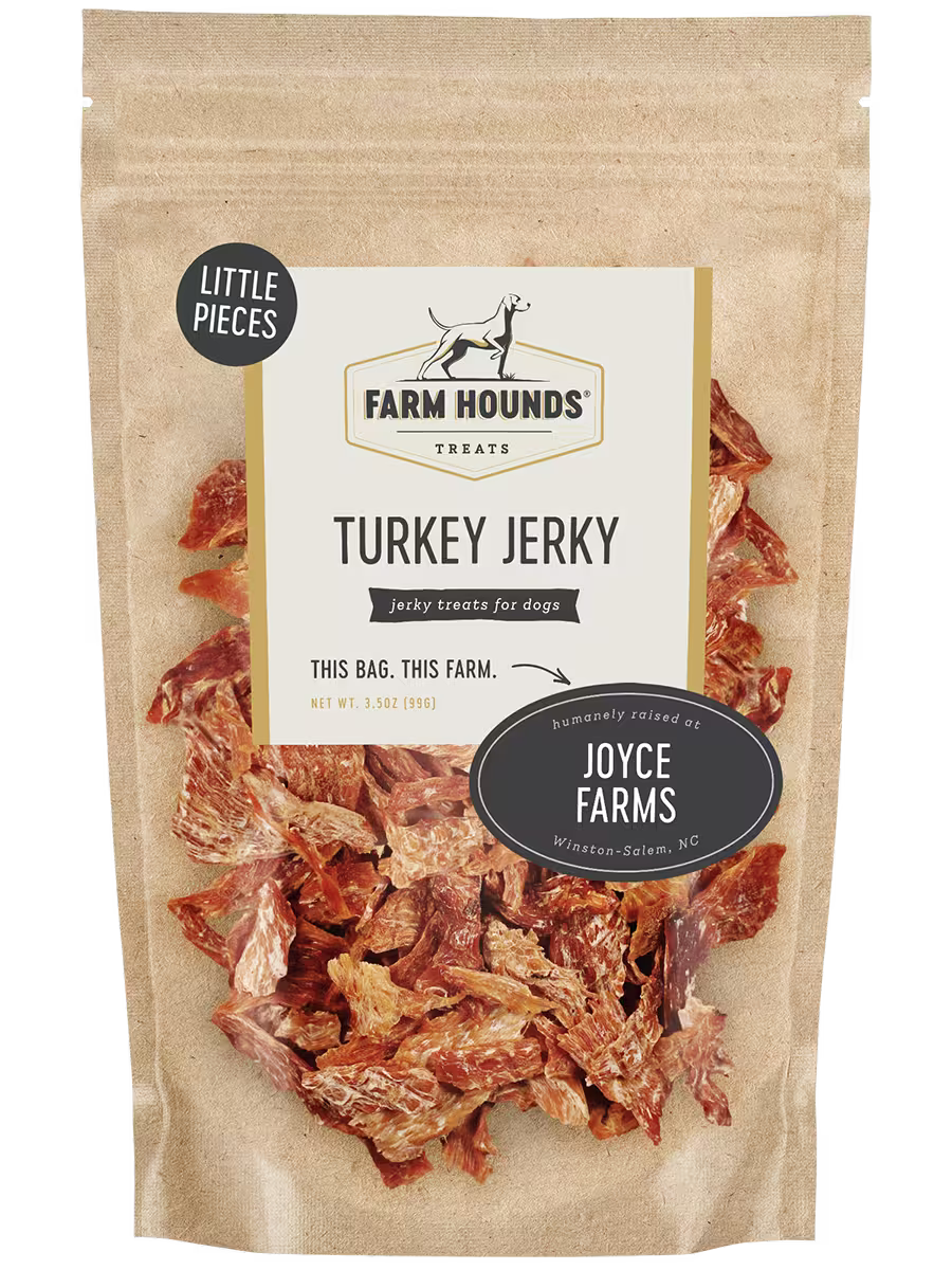 Turkey Jerky Little Pieces (3.5oz) Jerky Farm Hounds