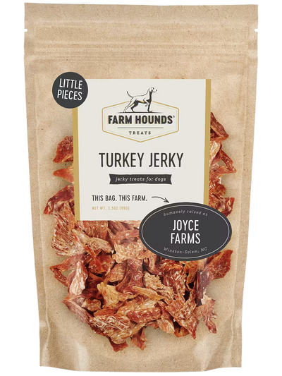 Turkey Jerky Little Pieces (3.5oz) Jerky Farm Hounds