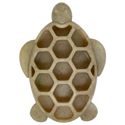 Turtle Nylon Chew Toy - Ultra-Durable Enrichment Toy for Power Chewers USA Turtle Nylon Toy - Brown Nylon Dog Toys SodaPup/True Dogs, LLC