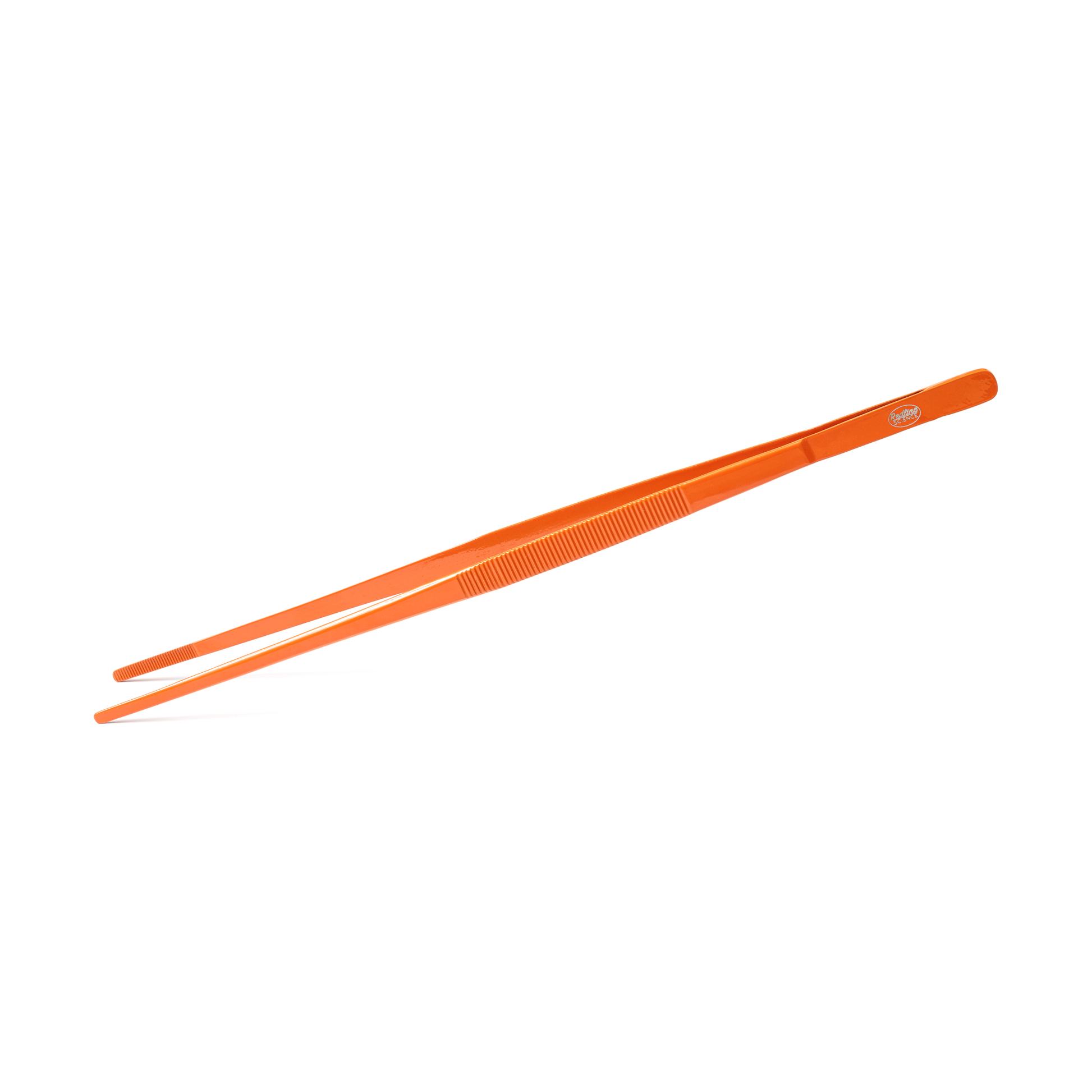 Signature Series Tweezers - Straight 12" Orange Tools ReptiChip LLC