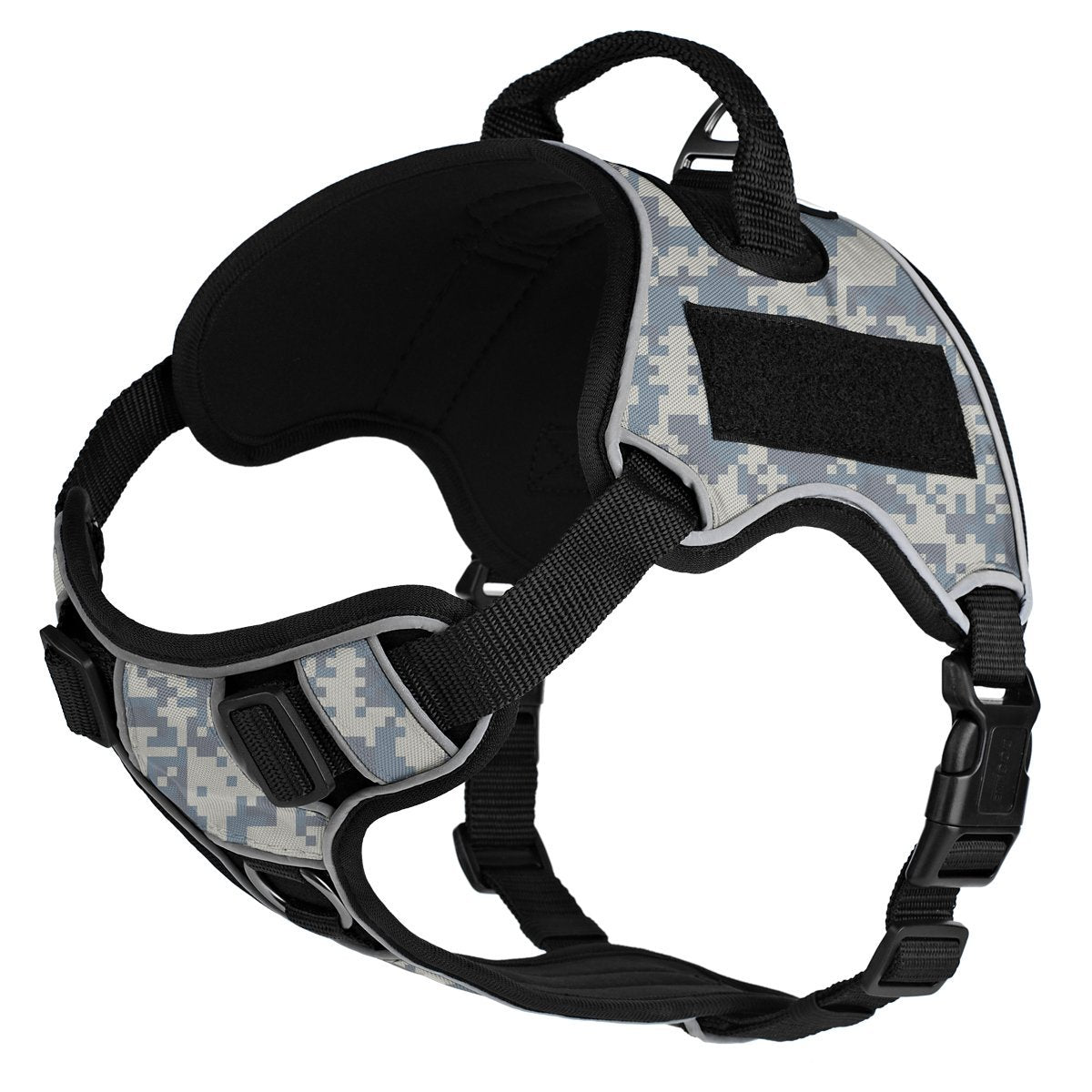 Dogline Quest Multi-Purpose No Pull Dog Harness Urban Camo Dog Harnesses Dogline
