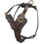 Viper Typhoon Leather Working Dog Harness Brown Dog Harnesses Dogline