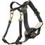Viper Surge Biothane Working Dog Harness - Brass Hardware Black Dog Harnesses Dogline