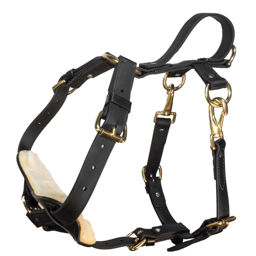 Viper Surge Biothane Working Dog Harness - Brass Hardware Dog Harnesses Dogline