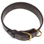 Viper Leather Two-Ply Collar Brown Dog Collar Dogline