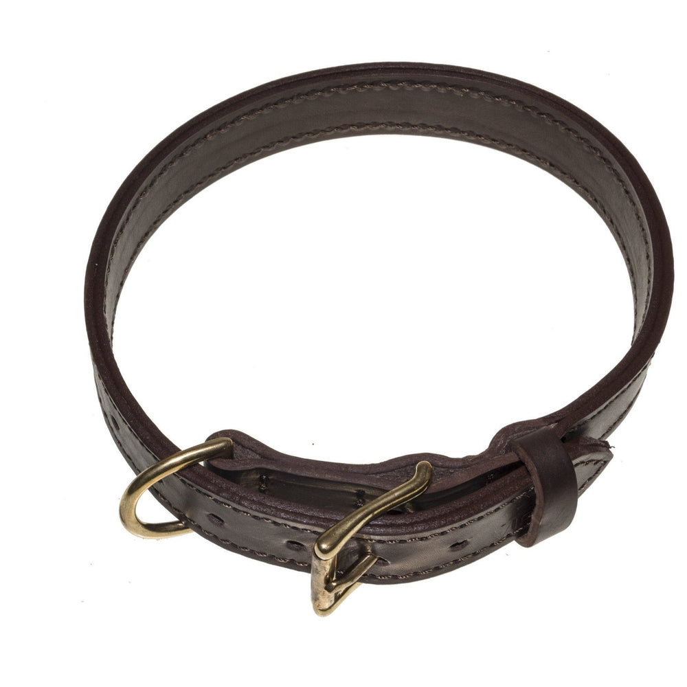 Viper Leather Two-Ply Collar Dog Collar Dogline
