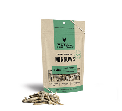 Vital Essentials® Freeze-Dried Minnows Dog Treats, 1 oz Seafood Vital Essentials