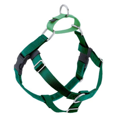 Kelly Green Freedom No-Pull Dog Harness 2 Hounds Design