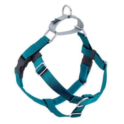 Teal Freedom No-Pull Dog Harness 2 Hounds Design