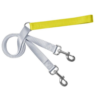 Training Leash (Multiple Color Options) Yellow Silver 2 Hounds Design