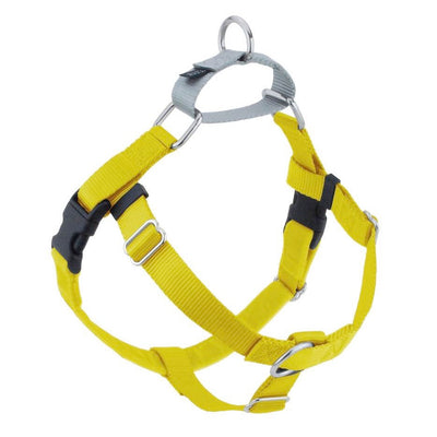 Yellow Freedom No-Pull Dog Harness 2 Hounds Design