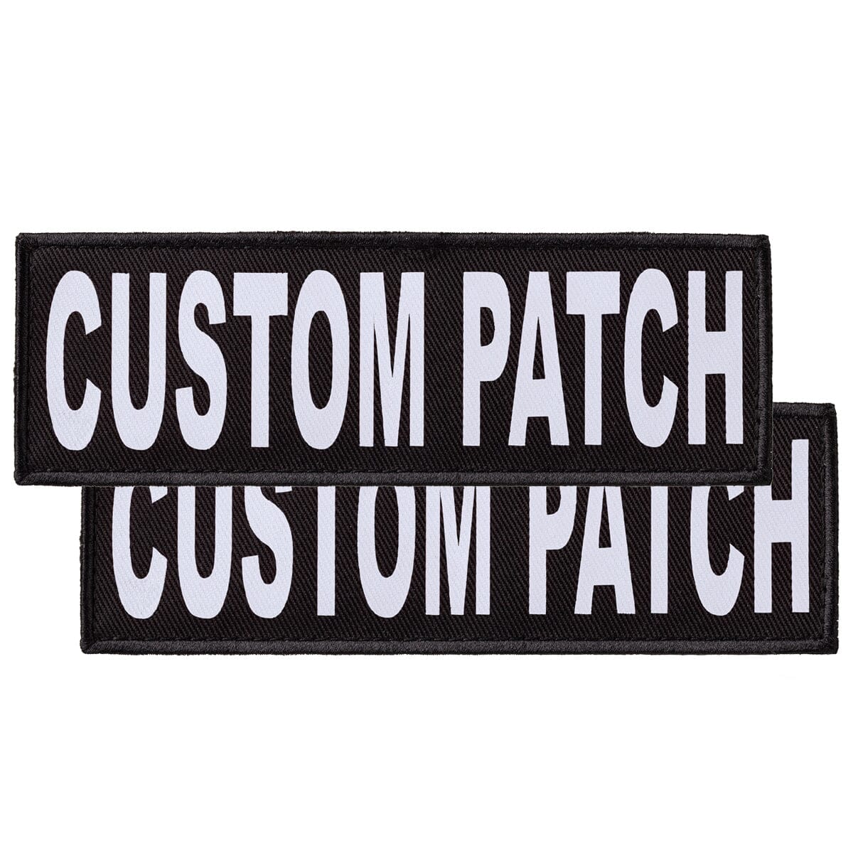 Personalized Removable Patches (Set of 2) White Dog Harnesses Dogline