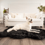 PupRug by Paw.com® Faux Fur Orthopedic Dog Bed - Curve Midnight Black Giant (60" L x 35" W) Dog Beds Paw.com