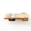 Wall Mounted Cat Feeding Shelf Standard English Chestnut Bamboo 34" Slotted Shelf Cat shelves/bed Catastrophic Creations