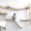 The Expedition - Cat Jungle Gym Wall System Natural Bamboo Natural Canvas Planter Cat Condo Catastrophic Creations