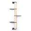 Wall Mounted Cat Climbing Pole - Sisal Cat Scratcher Catastrophic Creations