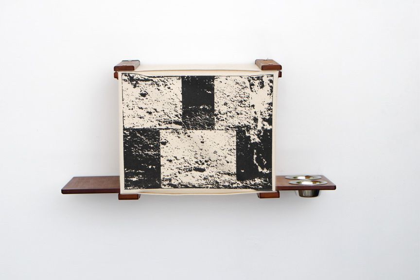 Deluxe Cat Cubby Bed English Chestnut Bamboo Brick Feeder Catastrophic Creations