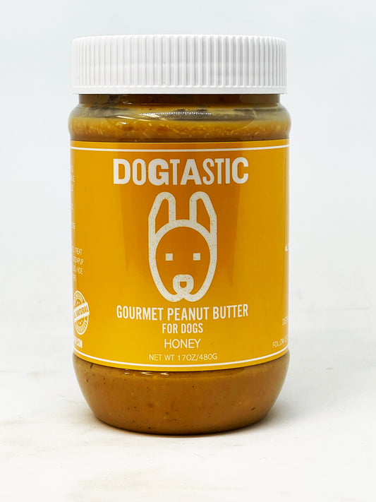 DOGTASTIC Gourmet Peanut Butter for dogs - HONEY FLAVOR